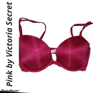 EUC PINK by Victoria Secret 36D Push Up Plunge Bta